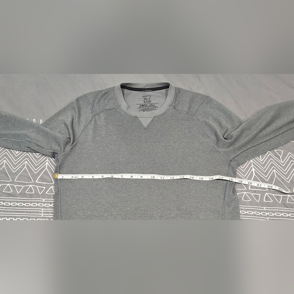Patagonia Mens Capilene Midweight Longsleeve In Grey Size Medium - Picture 6 of 6